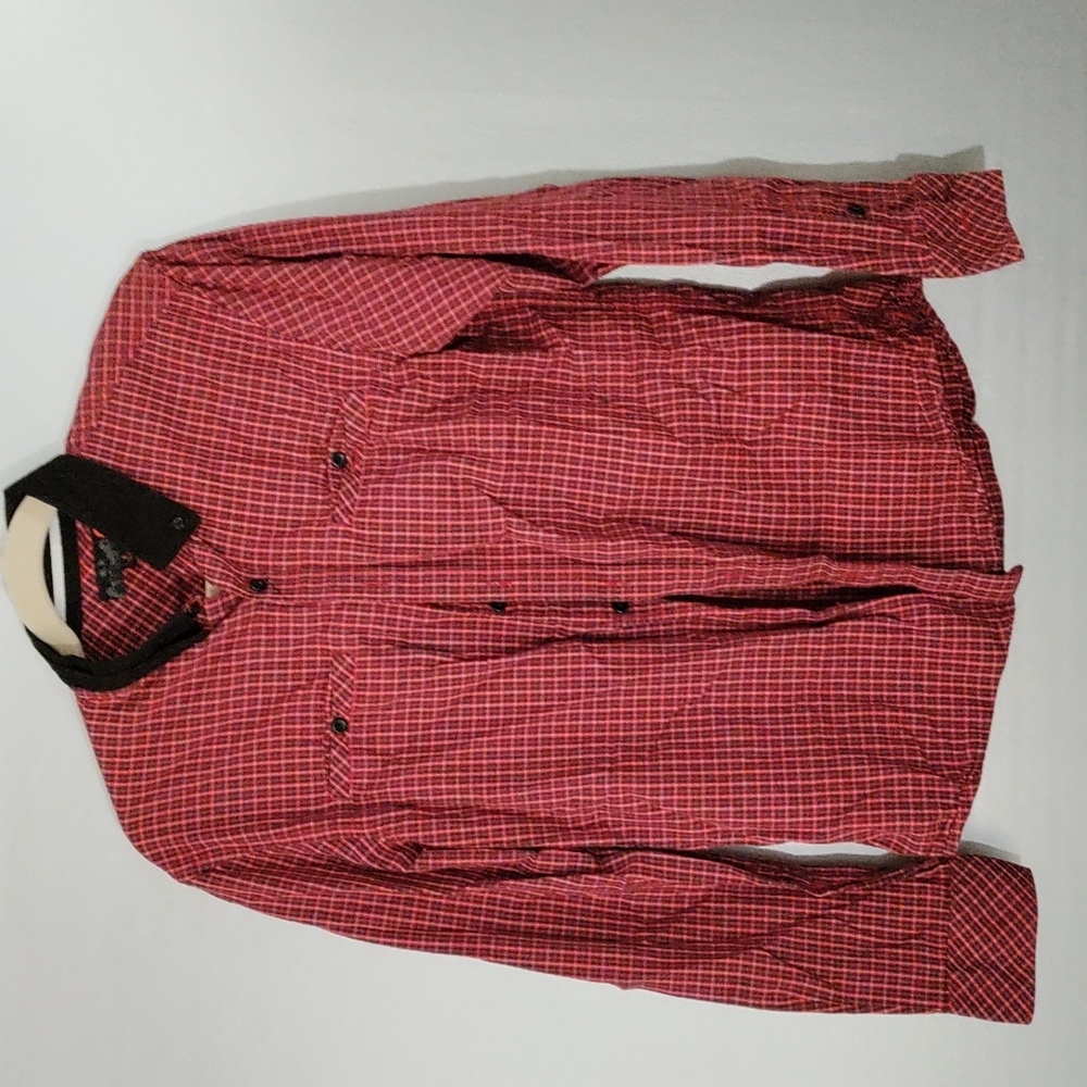 Guess men's button down long sleeve shirt size small